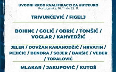 Trije zmaji v udarni postavi reprezentance U17
