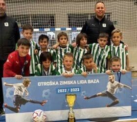 Selekciji U9 in U10 osvojili zimsko ligo