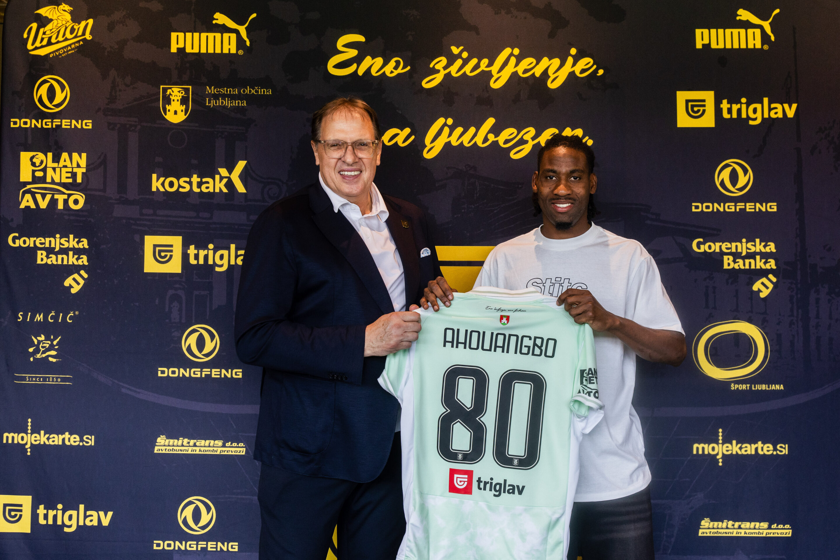 Mariano Ahouangbo of NK Olimpija Ljubljana