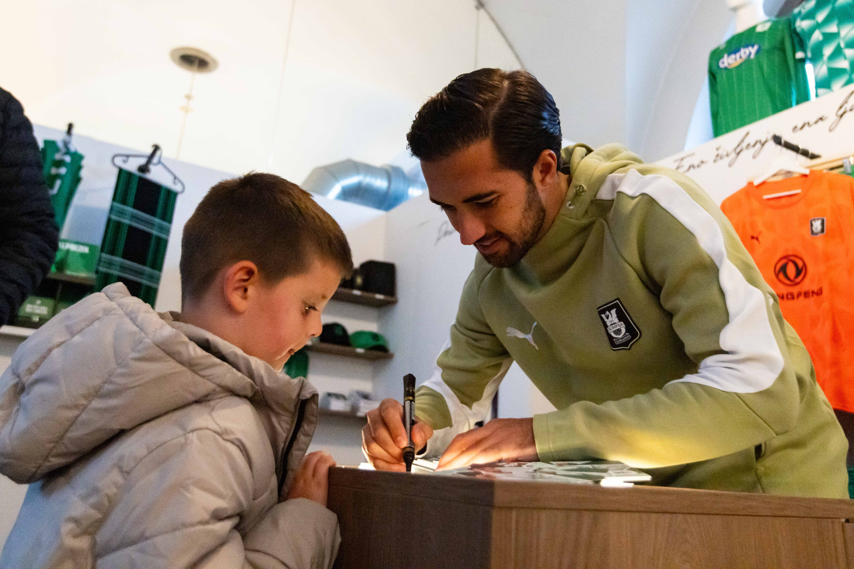 NK Olimpija Meet & Greet, Pedro Lucas Schwaizer and Diogo Almeida Diga