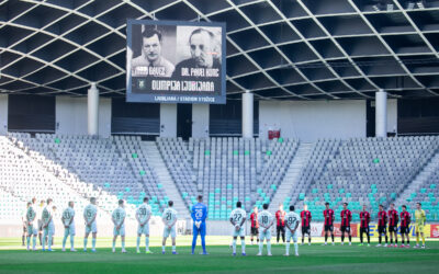 A minute of silence at Stožice